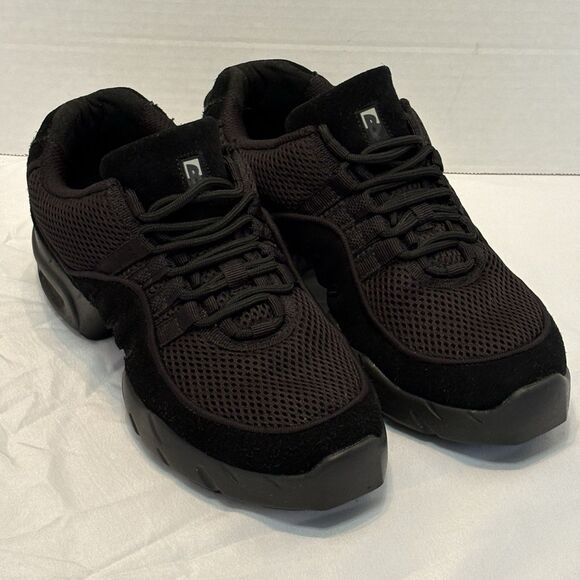 Bloch Women's Boost DRT Suede and Mesh Split Sole Dance Shoe 9 Black - Picture 1 of 9